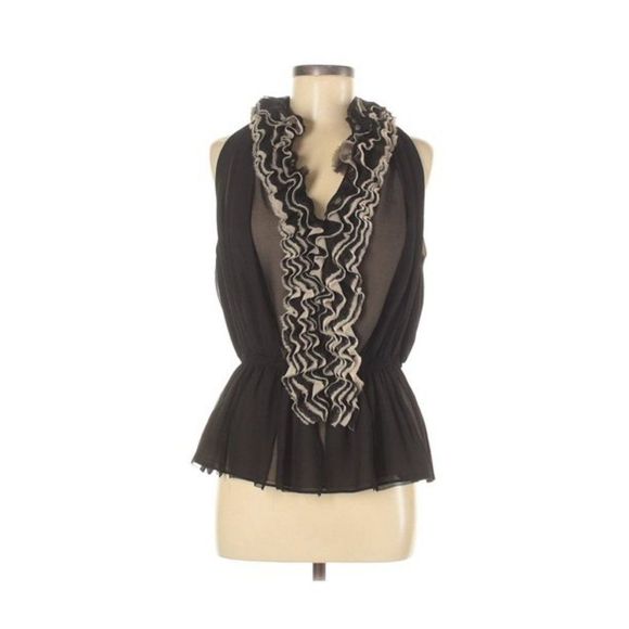 Robert Rodriguez Neiman Marcus Sleeveless Blouse women's sz S - Picture 9 of 16